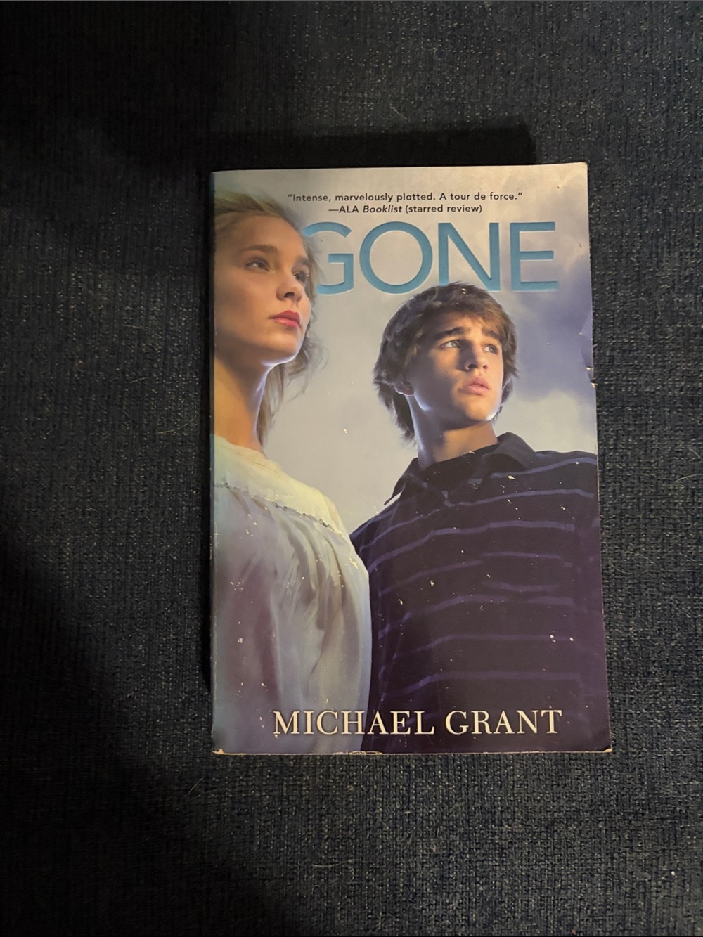 GONE by Michael Grant - Blue & White Cover Paperback